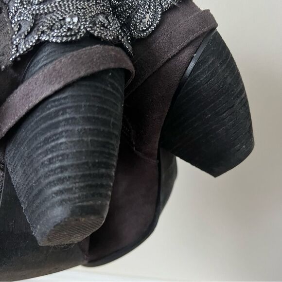 Not Rated Women's Midas Ankle Bootie Grey Sz 7.5 women - Picture 12 of 16